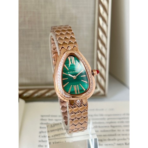 불**(BVLGARI)세르펜티 세두토리 그린 여성워치