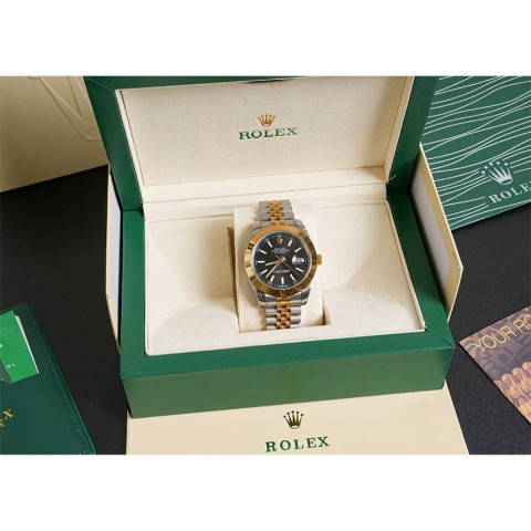 로** 데이저스트 41mm 브라이트 블랙 오이스터 15792