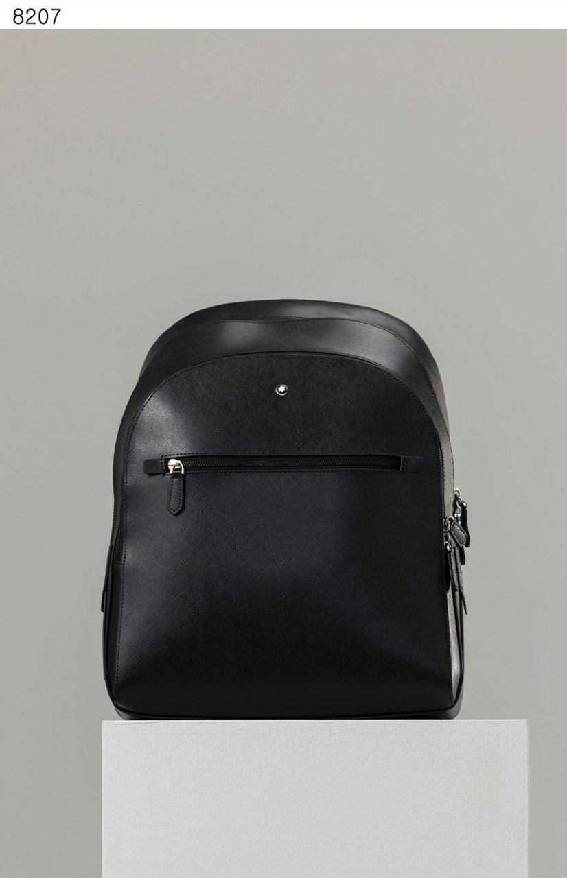 몽** 수입고급 Men's Sartorial Small Leather Backpack 8207