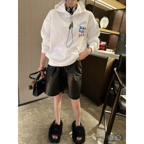 샤* 라운드 로고 후드티