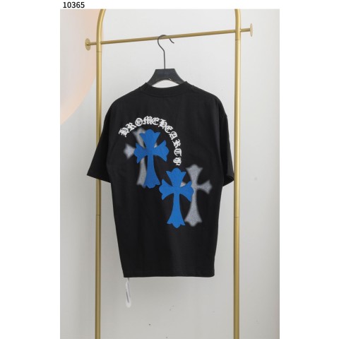 크*** 블루 십자가 로고 반팔티 10365