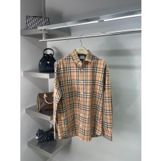 버** 체크셔츠