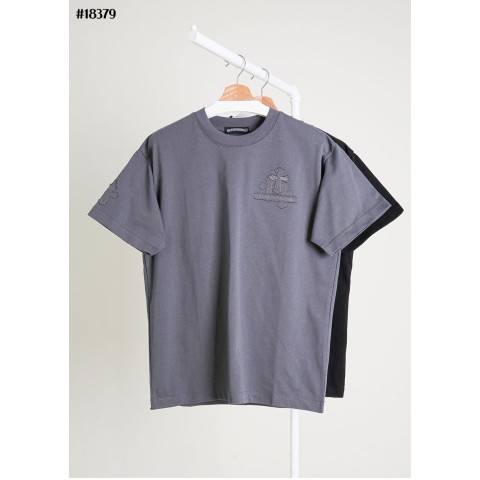 크*** 산스크리트 크로스 빈티지 로고 반팔티 18379