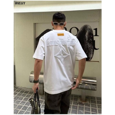 루*** 엠브로이드 LV 부클레 로고 반팔티 18377