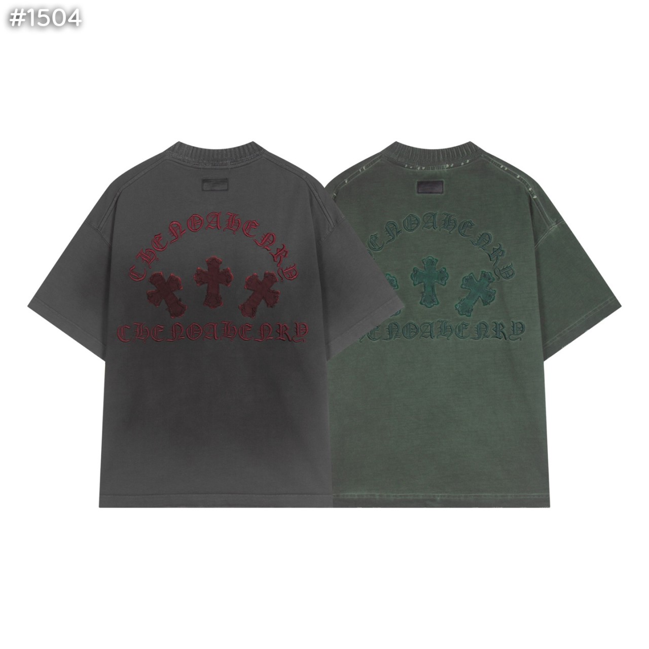 크*** 빈티지 워싱 반팔티