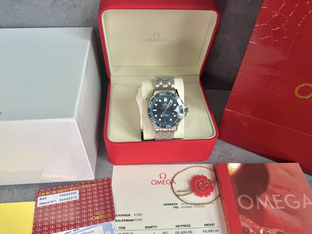 오** 씨마스터 다이버 300m 42mm 블루